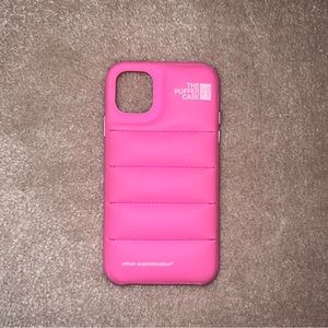 hot pink puffer case from urban sophisticated